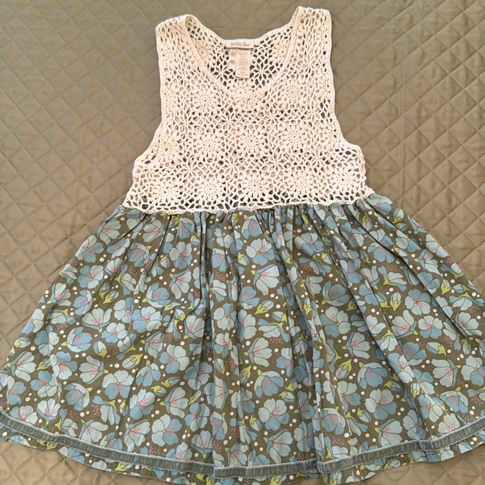 Matilda Jane Blue Orchid Crochet Sara Top—-pairs great with jean shorts